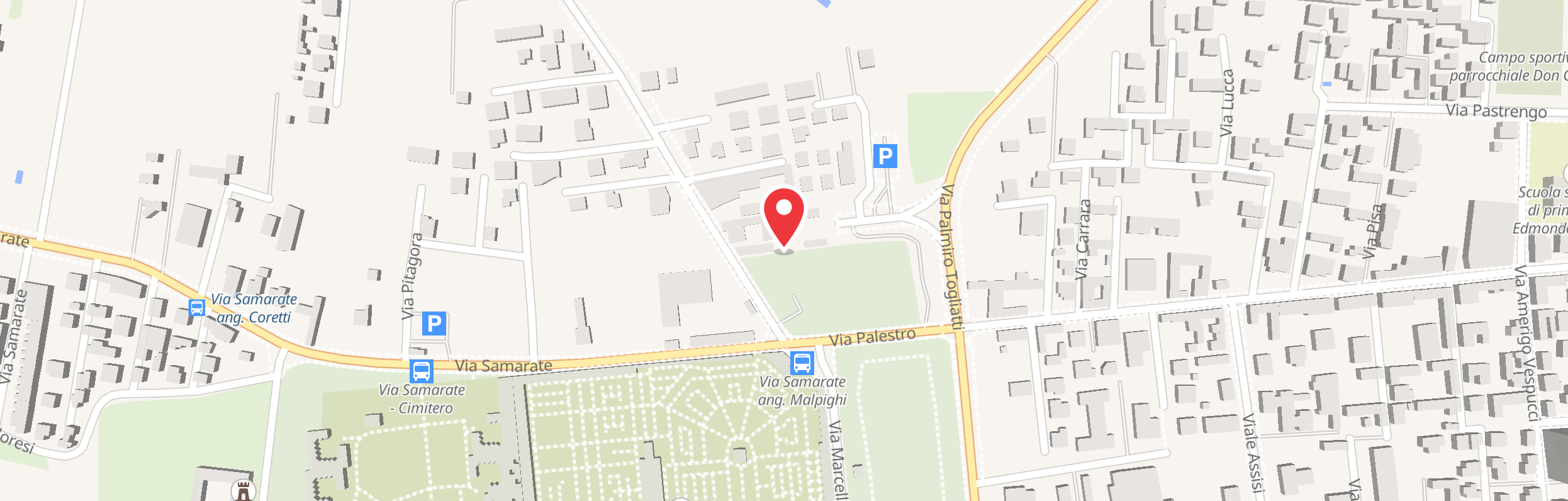 Mappa della sede legale in Via Palestro 26, 21052 Busto Arsizio (VA)