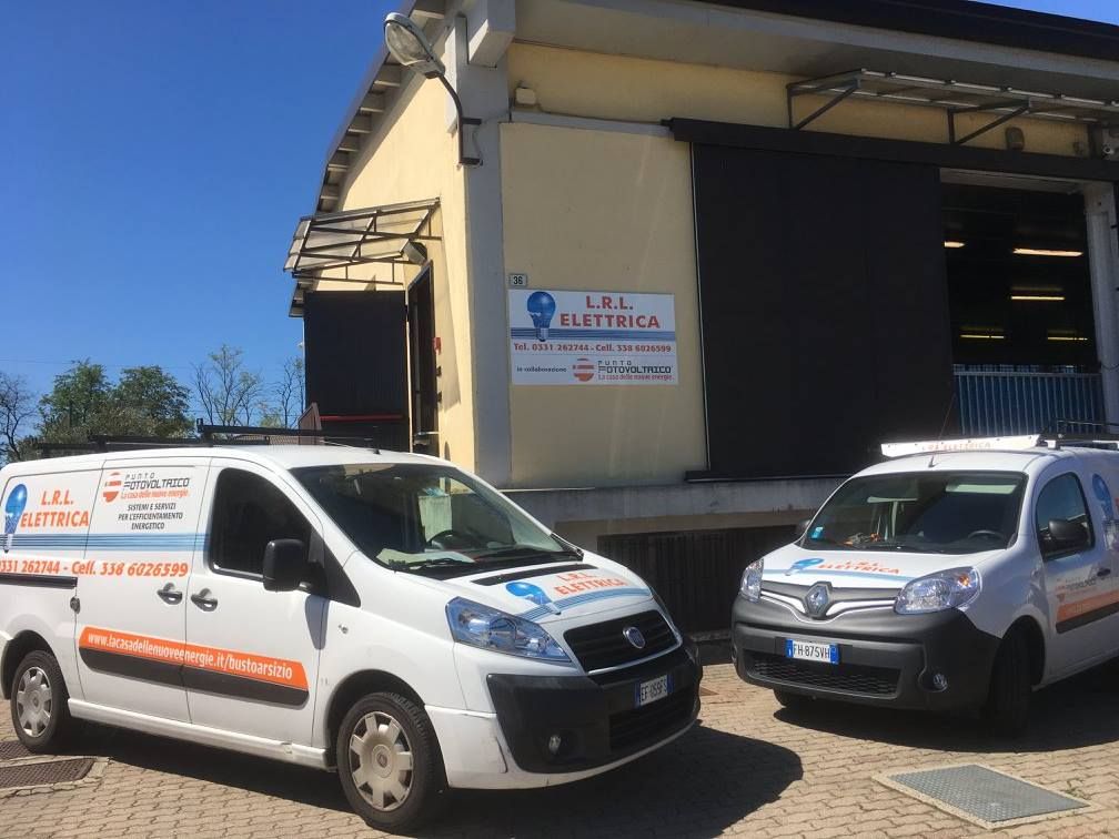 La sede operativa di L.R.L. Elettrica a Cardano al Campo